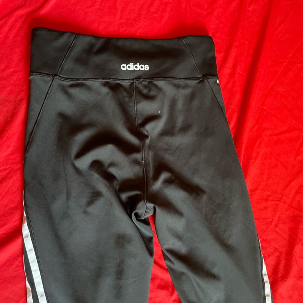 Adidas Aeroready Leggings Workout Pants Outfit Gym Fitness Size M EUC - Picture 8 of 10